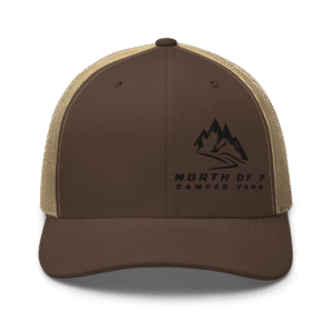 trucker cap black logo