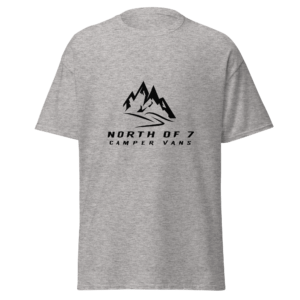 classic tee black mountains