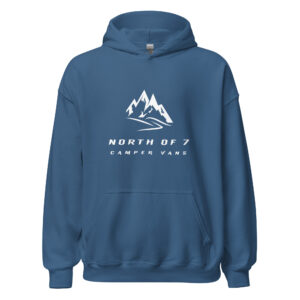 hoodie white mountains